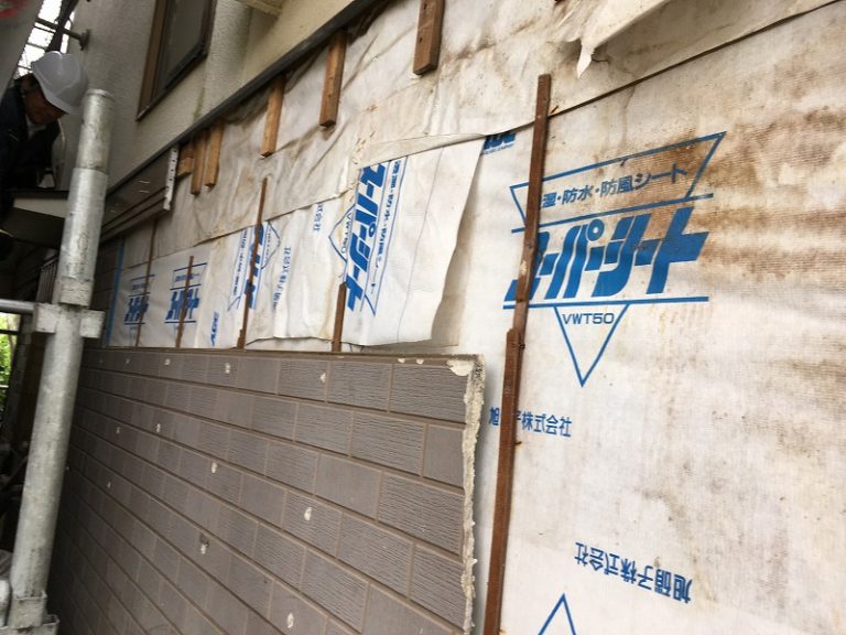 サイディング剥がし