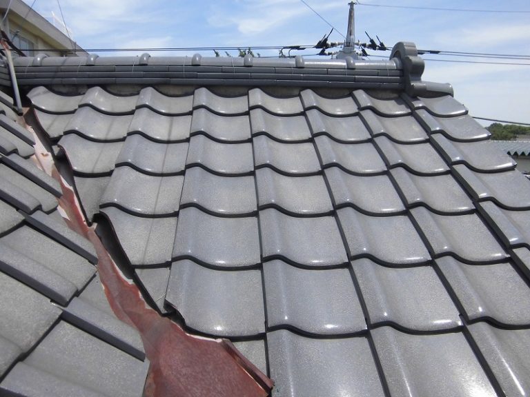 屋根谷板金 錆び
