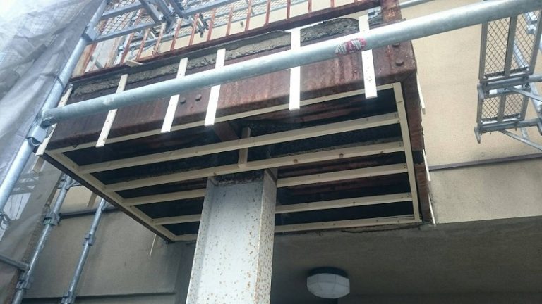腐っていた部分も大工工事