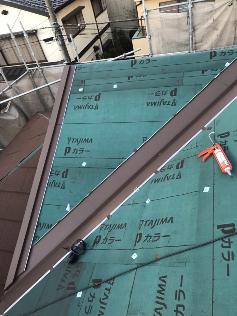 谷板金 設置