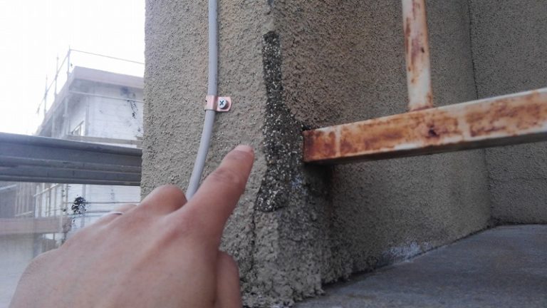 モルタル欠損部 補修