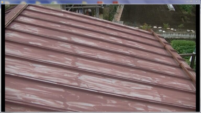 色抜けが激しく塗装による保護が手薄な状態です。