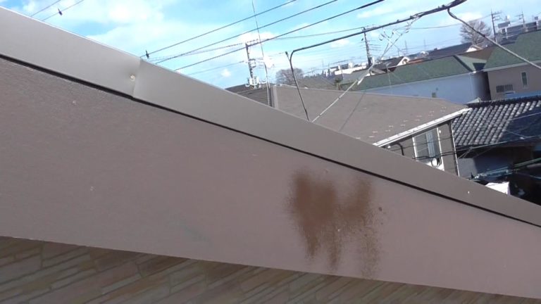 破風板 吸水