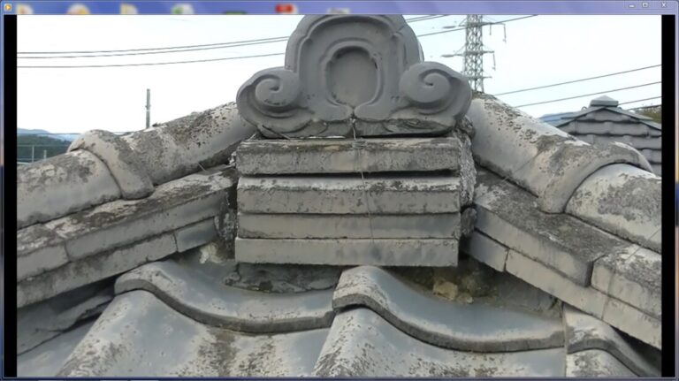 鬼廻り漆喰欠損