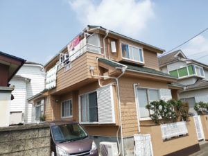 屋根カバー工事外壁塗装鶴ヶ島市D様