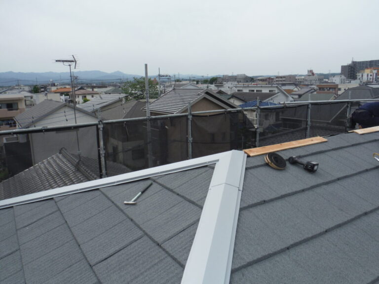 棟包み取付け