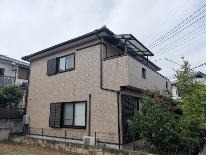 外壁塗装・雨樋交換工事鶴ヶ島市