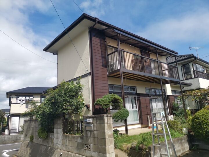 ガルバニウム鋼板塗装・外壁塗装　坂戸市