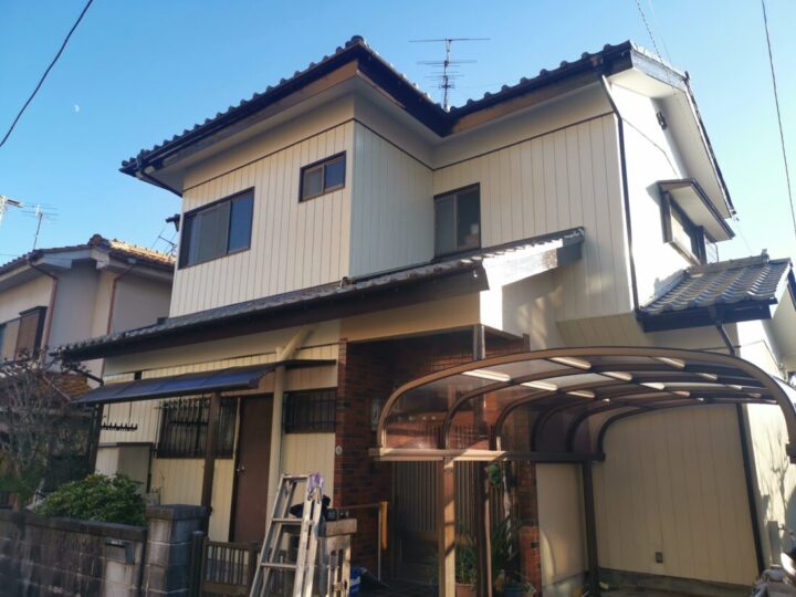外壁塗装　越生町M様邸