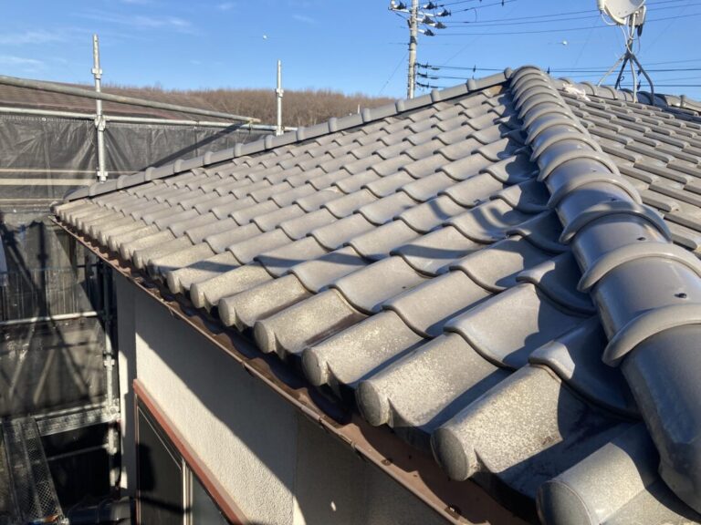 平瓦再施工(既存瓦再利用)