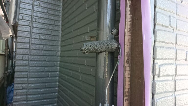 雨樋 塗装 1回目