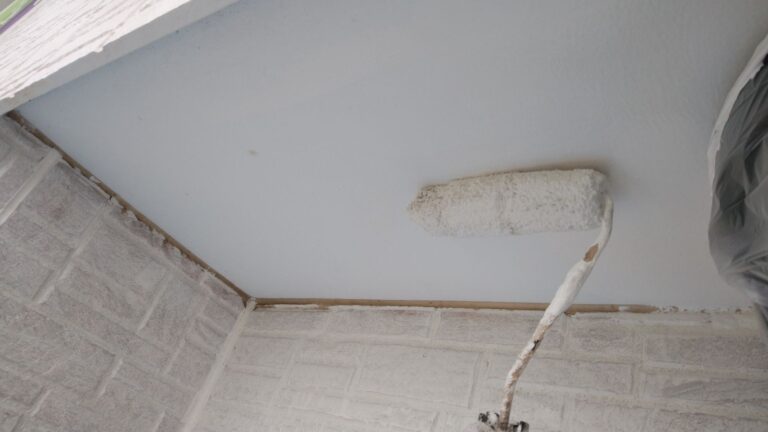 軒天塗装 1回目