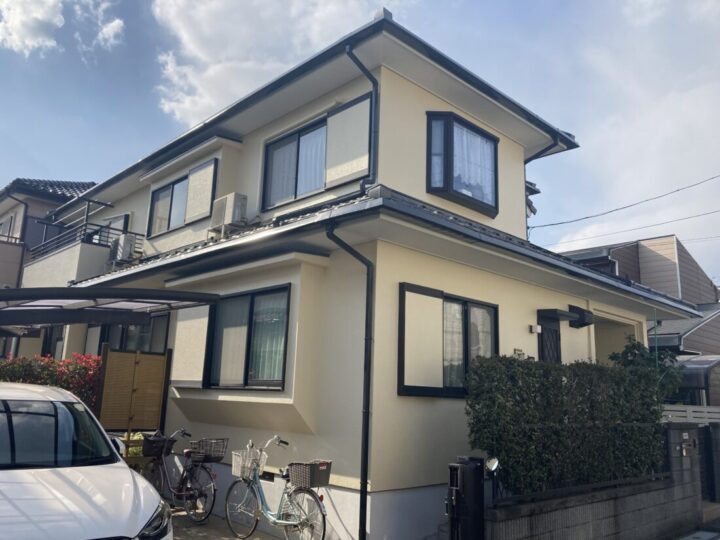 外壁塗装・棟釘交換　坂戸市