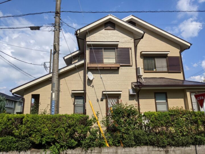 埼玉県東松山市五領町｜外壁塗装・屋根塗装｜S様邸｜クエリー仕上げ