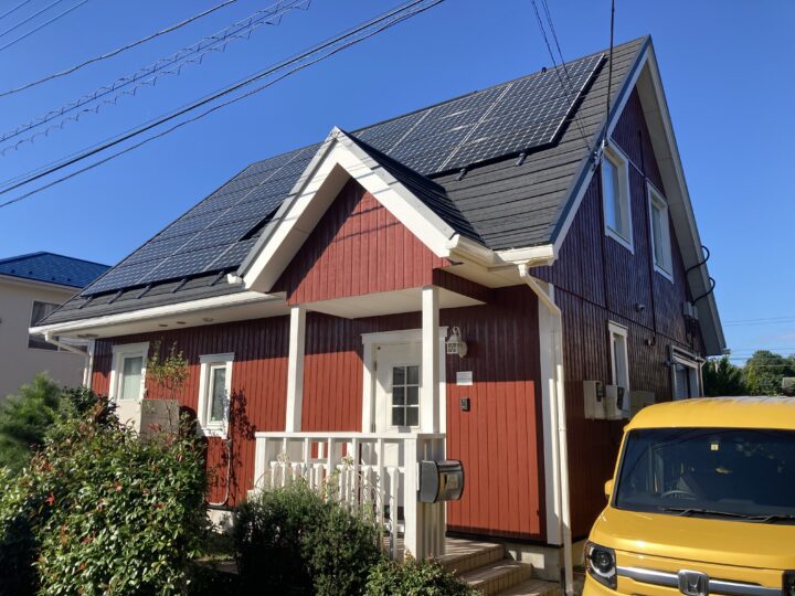 屋根カバー・外壁塗装・太陽光パネル工事