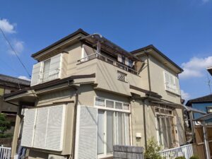 東松山市 外壁塗装 屋根カバー