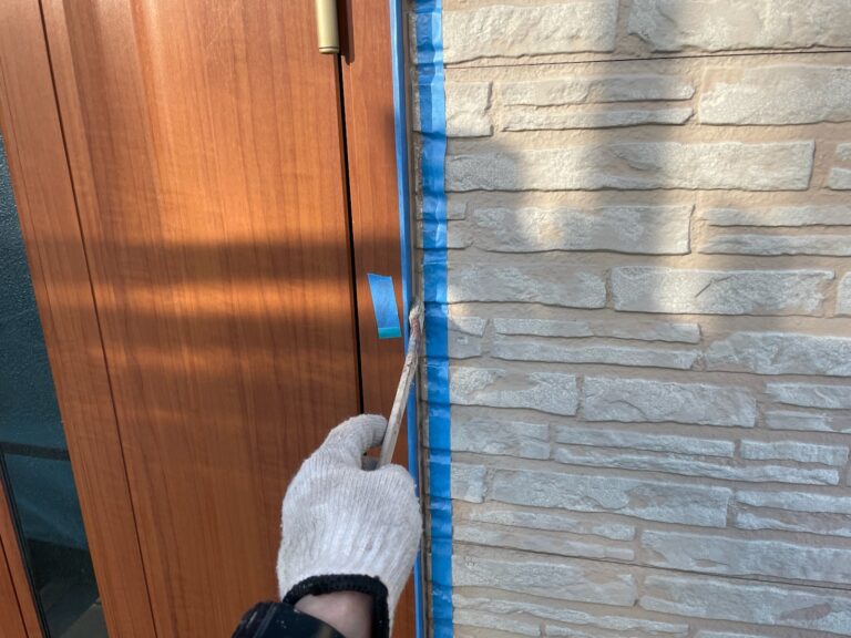 建具まわり プライマー塗布