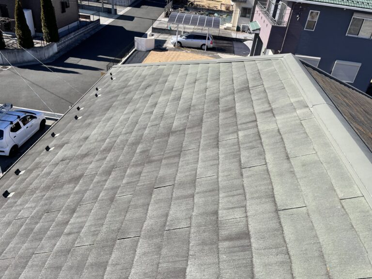 屋根全体 色褪せ