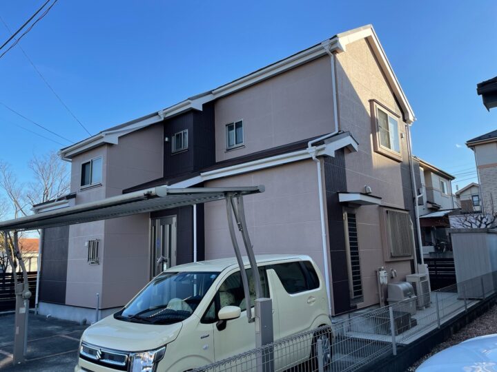 外壁塗装・屋根カバー施工　東松山市