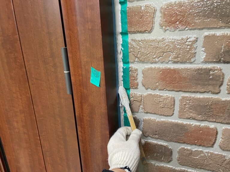 シーリング材を整えていきます