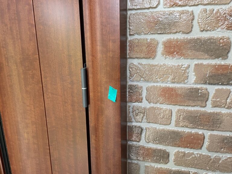 開口部のシーリング施工前