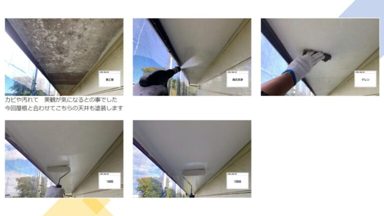 黒くカビが発生したりして美観を損なわれていたので綺麗に塗りました。