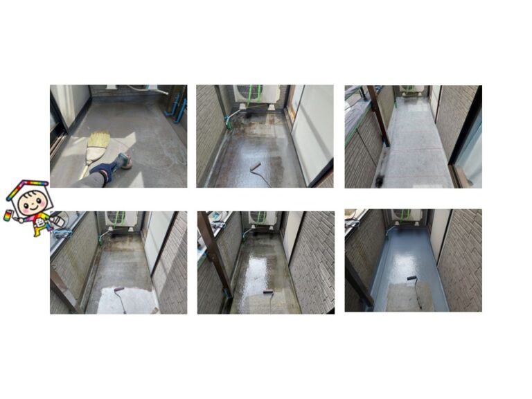 防水層をやり直し雨漏りの心配をなくします。