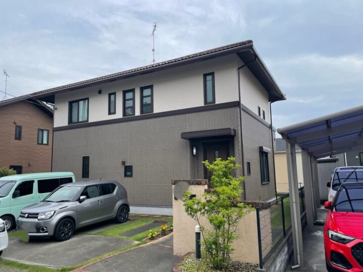 埼玉県東松山市野田｜外壁塗装｜Ｔ様邸｜アイアンバーグ・フォギーオレンジ仕上げ