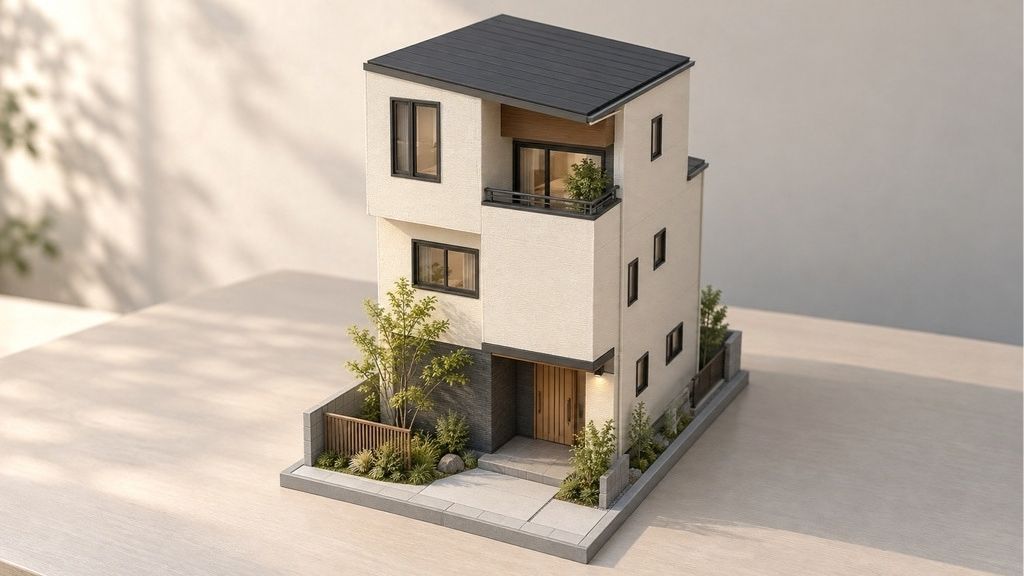 15坪・3階建ての外壁塗装は坪数だけで費用を決められない