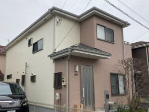 埼玉県飯能市本町｜外壁塗装・屋根塗装｜T様邸｜モカ・ブロークンホワイト仕上げ