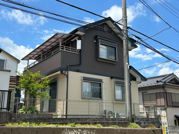 埼玉県飯能市青木 ｜外壁塗装・屋根塗装｜N様邸｜アイアンバーグ・メリーノ仕上げ