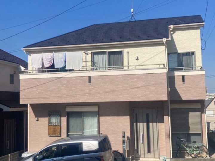 埼玉県ふじみ市北野｜外壁塗装・屋根塗装｜I様邸｜モカ・ライトクリーム仕上げ