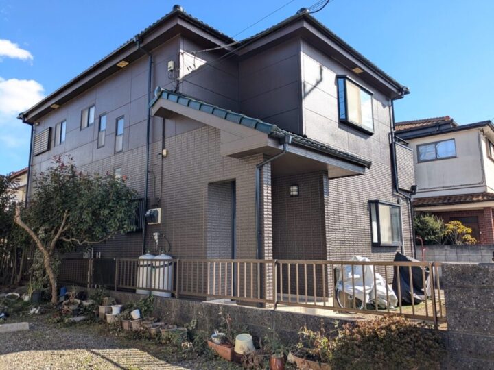入間郡毛呂山町岩井東｜外壁塗装・屋根塗装｜F様邸｜アイアンバーグ・ヤララブラウン仕上げ