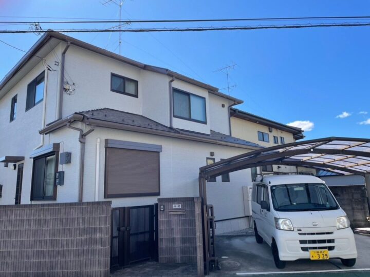 東松山市泉町｜外壁塗装・屋根塗装｜N様邸｜ガルグレー仕上げ