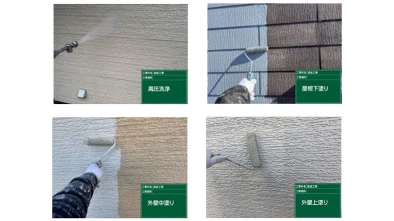 高圧洗浄をしっかりと行い、メーカー規定の3回塗りで技術と知識を持って仕上げました。