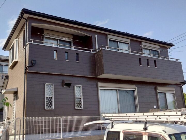 埼玉県飯能市山手町|外壁塗装・屋根塗装|W様邸|アイアンバーグ・カーボングレー仕上げ