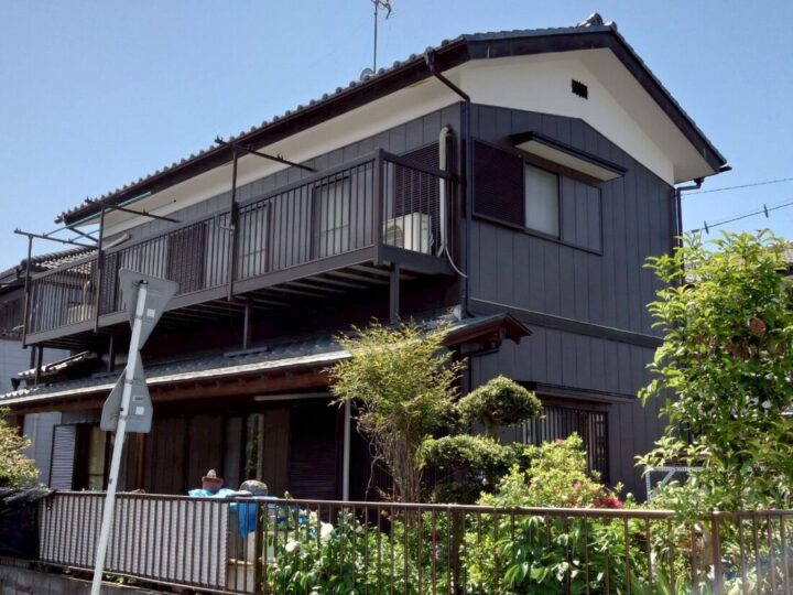埼玉県坂戸市鶴舞|外壁塗装|K様邸|アイアンバーグ仕上げ