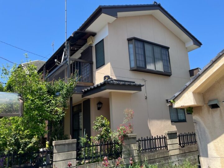 東松山市若松町｜外壁塗装｜H様邸｜ミッドビスケット仕上げ