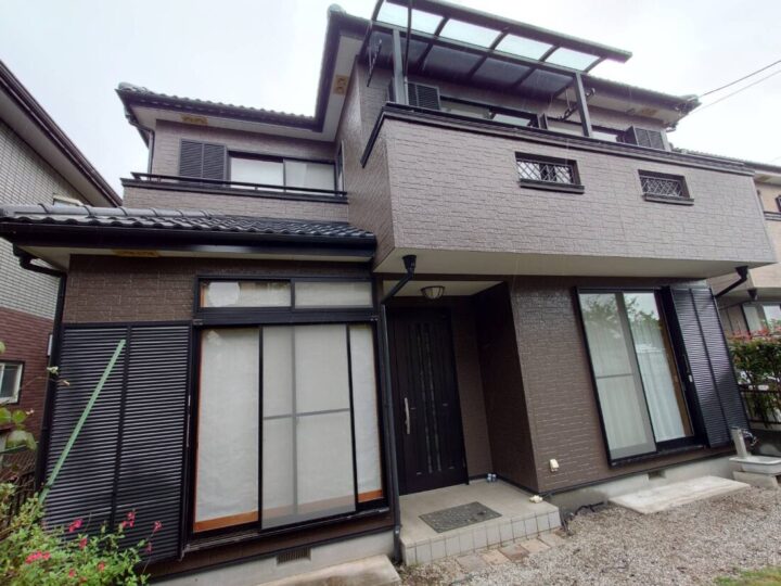 埼玉県飯能市双柳｜外壁塗装・屋根塗装｜B様邸｜アイアンバーグ・カーボングレー仕上げ