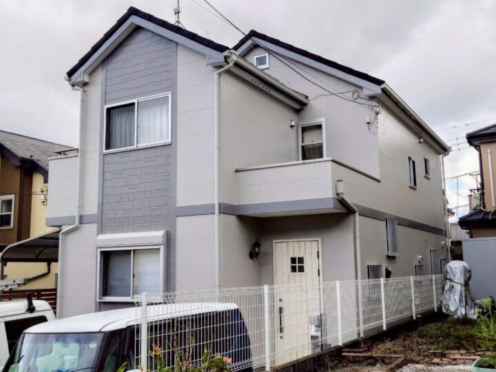 埼玉県飯能市前ケ貫｜外壁塗装・屋根カバー｜S様邸｜ミネラルグレイ・バーチグレー仕上げ