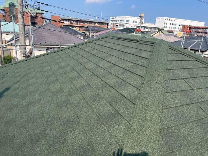 坂戸市千代田｜屋根カバー｜O様邸｜ディプロマット｜グリーン