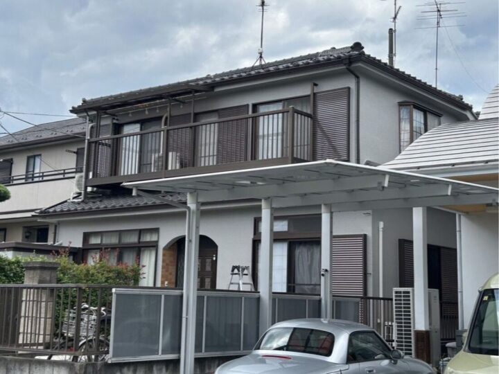 埼玉県入間郡越生町｜外壁塗装｜T様邸｜バーチグレー仕上げ