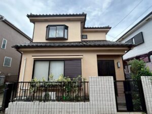 埼玉県坂戸市花影町｜外壁塗装｜A様邸｜ミッドビスケット仕上げ