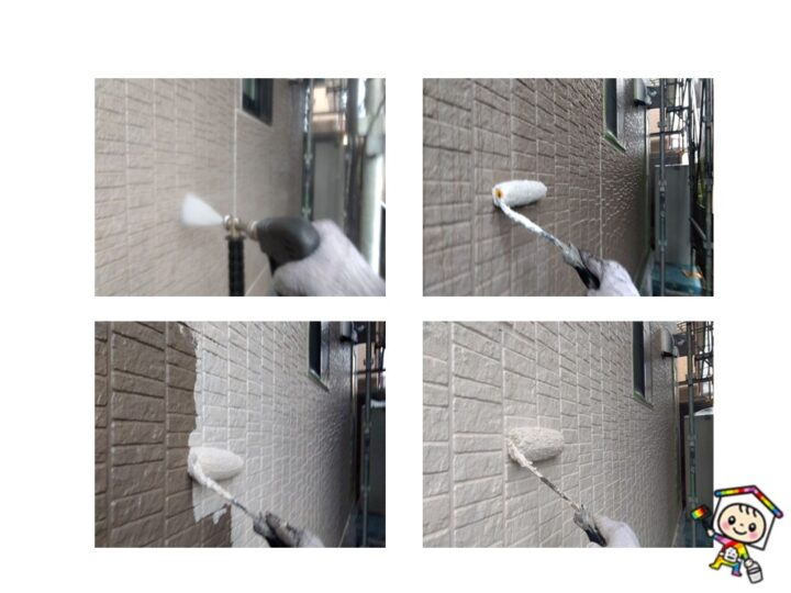 高圧洗浄をしっかり行い、メーカー規定の3回塗りで技術と知識を持って仕上げました。高圧洗浄をしっかり行い、メーカー規定の3回塗りで技術と知識を持って仕上げました。