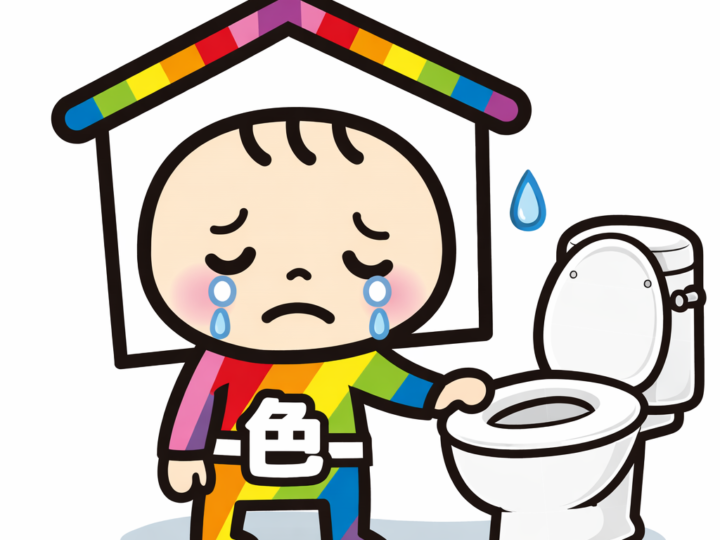 色ちゃんとトイレ