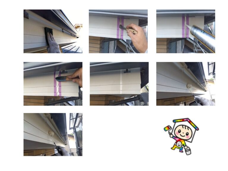 木部もしっかりと下処理を行って、塗装します。