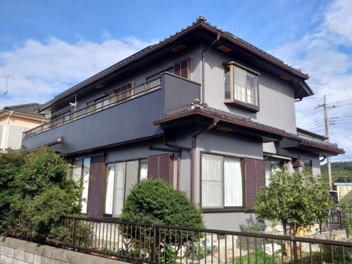 埼玉県比企郡小川町中爪｜外壁塗装｜S様邸｜ミネラルグレイ仕上げ