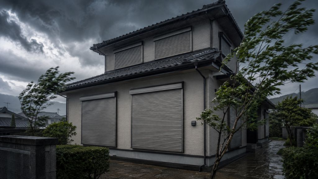台風対策では窓の外側をどう守るかを見る