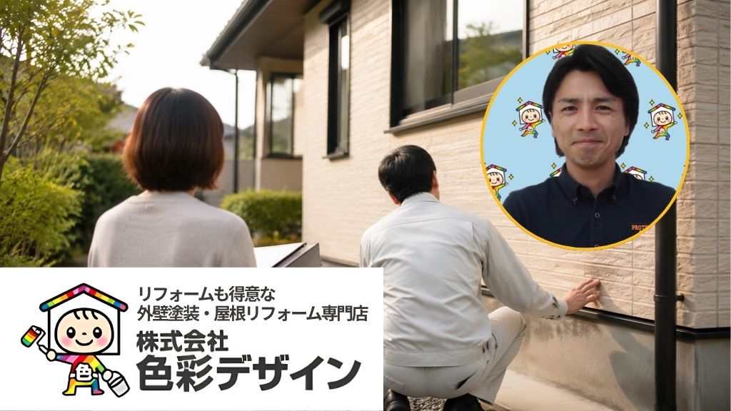 東松山市の外壁塗装は完了確認まで色彩デザインへ