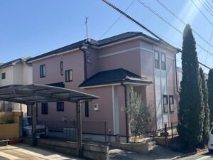 入間郡毛呂山町目白台｜外壁塗装|屋根リフォーム｜屋根カバー｜K様邸｜ロースベージュ・パールグレイ・パイオニア仕上げ